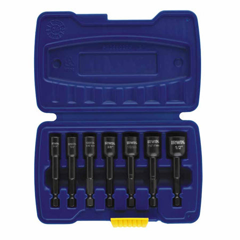 7-pc POWER-GRIP Sets, 1/4 in Drive, Carbon Steel 585-394100