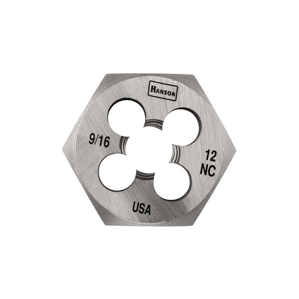 Hexagon Machine Screw Die (HCS), 1-7/16 in dia, High Carbon Steel 585-6852