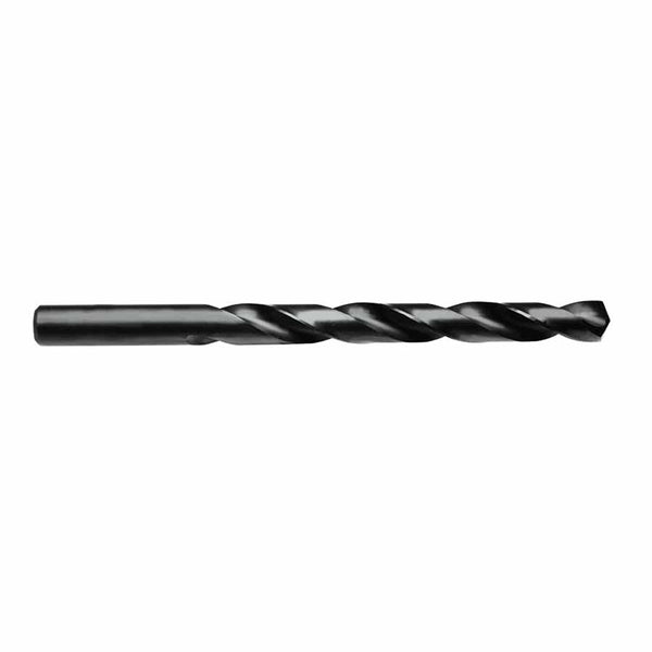 Heavy Duty Black Oxide High Speed Steel Jobber Length Drill Bit, 1/4", Bulk 585-63516
