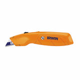 Hi-Vis Retractable Knife, 6-1/2 in Length, Bi Metal Blade, Cast Aluminum, Orange 586-2082300