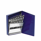 High Speed Steel Drill Bit Sets, 1/16 in - 3/8 in Cut Dia., Metal Case, 21/Set 585-60221