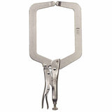 The Original Locking C-Clamp with Regular Tips, 9 in L, 4-1/2 in Max, 4-3/4 in Throat D 586-9DR