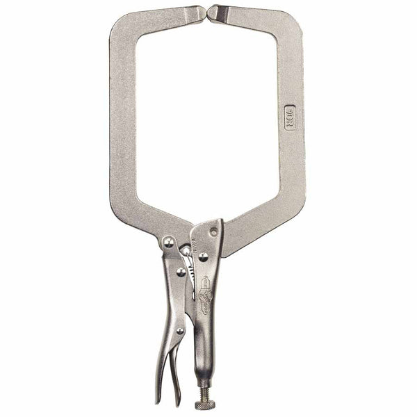 The Original Locking C-Clamp with Regular Tips, 9 in L, 4-1/2 in Max, 4-3/4 in Throat D 586-9DR