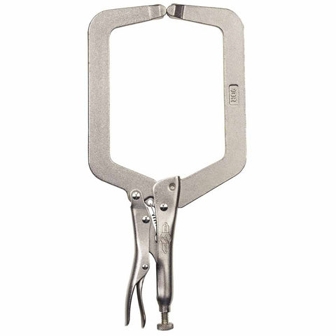 The Original Locking C-Clamp with Regular Tips, 9 in L, 4-1/2 in Max, 4-3/4 in Throat D 586-9DR