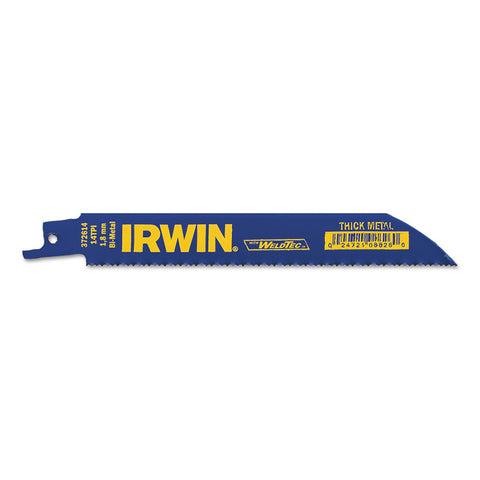 Metal Cutting Reciprocating Blade with WeldTec, 6 in x 0.738 in, 14 TPI, 50/PK 585-372614BB