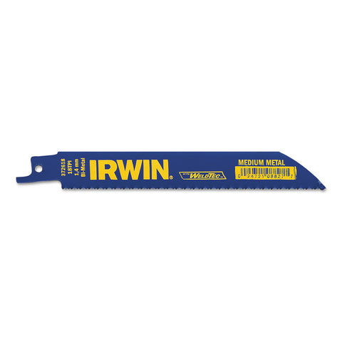 Metal Cutting Reciprocating Blade with WeldTec, 6 in x 0.738 in, 18 TPI, 25/PK 585-372618B