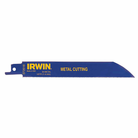Metal Cutting Reciprocating Blades with WeldTec, 6 in x 1 7/8 in, 18 TPI, 5/PK 585-372618P5
