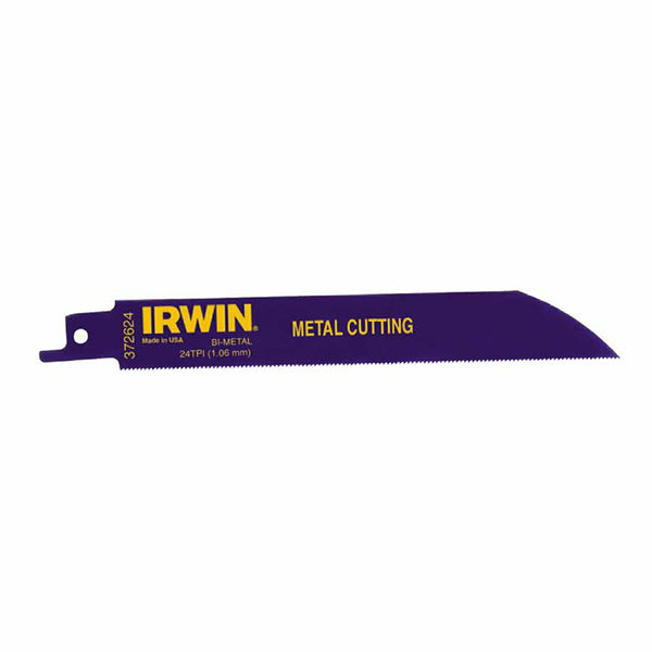 Metal Cutting Reciprocating Blades with WeldTec, 6 in x 1 7/8 in, 24 TPI 585-372624P5