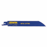 Metal Cutting Reciprocating Blades with WeldTec, 8 in x 1 7/8 in, 18 TPI, 5/PK 585-372818P5