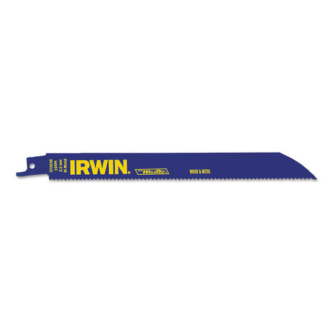 Metal & Wood Cutting Reciprocating Blade with WeldTec, 8 in x 0.738 in, 10 TPI, 50/PK 585-372810BB