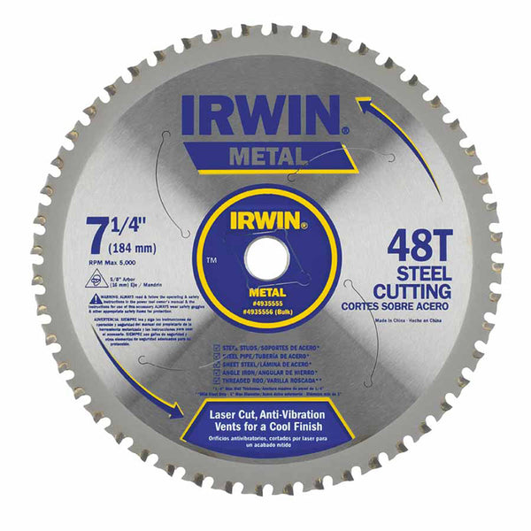 Metal Cutting Blades, 7-1/4 in, 48 Teeth 585-4935555