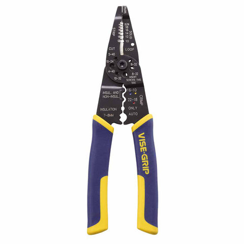 Multi-Tool Strippers / Crimpers / Cutters, 8 in Length 586-2078309