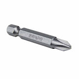 Phillips Head Power Bits, #3, 1/4 in (hex) Drive, 6 in, Bulk 585-93069