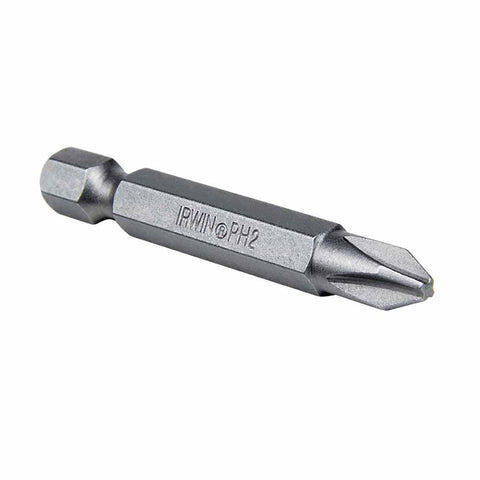 Phillips Head Power Bits, #3, 1/4 in (hex) Drive, 6 in, Bulk 585-93069