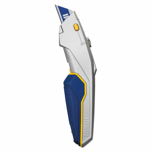 ProTouch Retractable Utility Knife, 9-3/16 in, Carbon Steel Blade, Aluminum 586-1774106