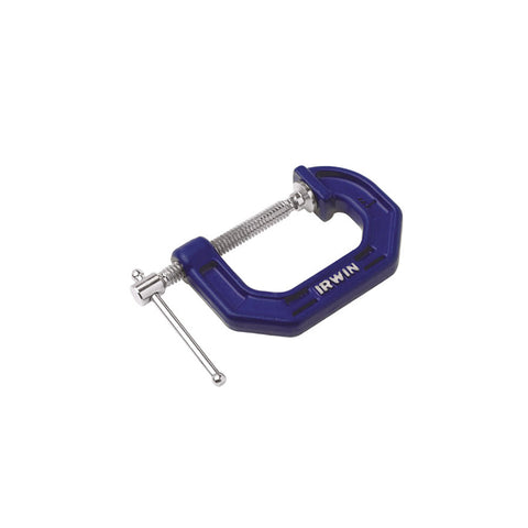 C-Clamp, 2 in Throat Depth, 1 in Opening, Blue 586-225101