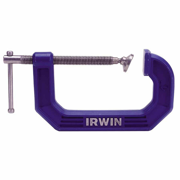 C-Clamp, 6 in Throat Depth, 4 in Opening, Blue 586-225104