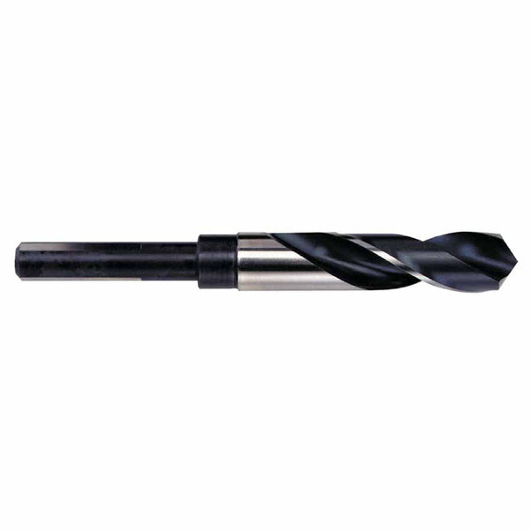 Silver and Deming High Speed Steel Fractional 1/2 in Reduced Shank Drill Bit, 1-1/4" 585-90180