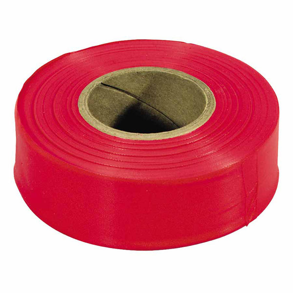 Flagging Tape, 1-3/16 in x 300 ft, Red 586-65901