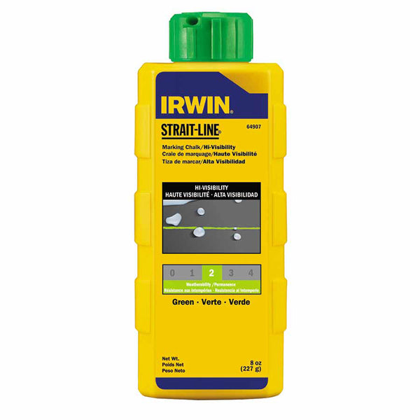 Hi-Visibility Marking Chalk, 8 oz, Hi Vis Green 586-64907