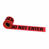 Strait-Line Barrier Tape, 3 in x 300 ft, Danger Do Not Enter 586-66202
