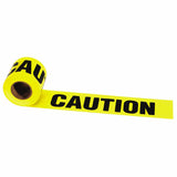 Strait-Line Barrier Tape, 3 in x 1000 ft, Caution 586-66231