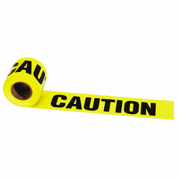 Strait-Line Barrier Tape, 3 in x 1000 ft, Caution 586-66231