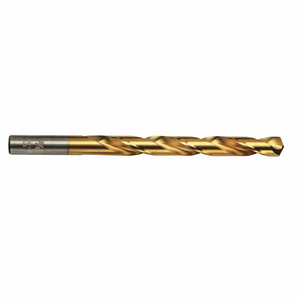 Titanium Nitride Steel Fractl Straight Shank Jobber Length Drill Bit,3/16",Card 585-63912