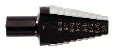 High Speed Steel Fractional Hole Enlarging, 9/16 in to 1 in, 8 Steps 585-10220