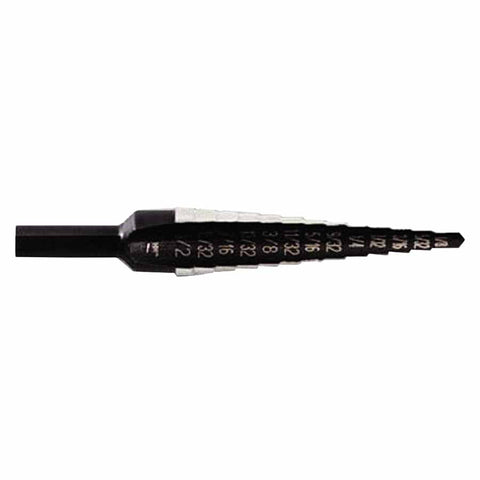 High Speed Steel Fractional Self-Starting, 1/8 in to 1/2 in, 13 Steps 585-10231