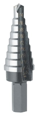 High Speed Steel Fractional Self-Starting, 1/4 in to 3/4 in, 9 Steps 585-10233