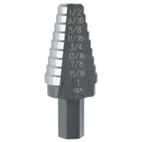 High Speed Steel Fractional Self-Starting, 1/4 in to 1-3/8 in, 10 Steps 585-10235