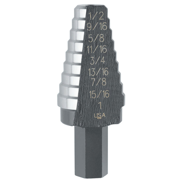High Speed Steel Fractional Self-Starting, 1/4 in to 1-3/8 in, 10 Steps 585-10235