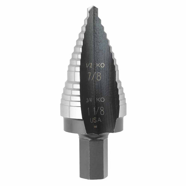 High Speed Steel Fractional Self-Starting, 7/8 in to 1-1/8 in, 2 Steps 585-10239