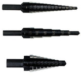 Unibit Step Drill Set, 4-Pc, HSS #1/#2/#4/#21 585-10225