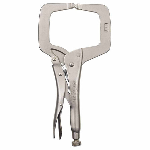 The Original Locking C-Clamp with Regular Tip, 11 in L, 4 in Max, 2-5/8 in Throat D 586-11R