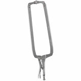 Locking C-Clamps with Swivel Pads, Jaw Opens to 10 in, 24 in Long 586-24SP
