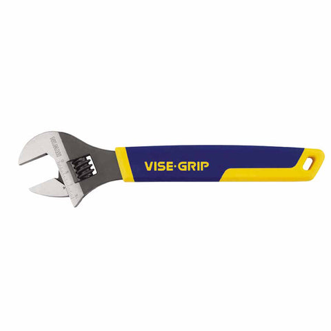 Adjustable Wrench, 8 in Long, 1-1/8 in Opening, Chrome 586-2078608