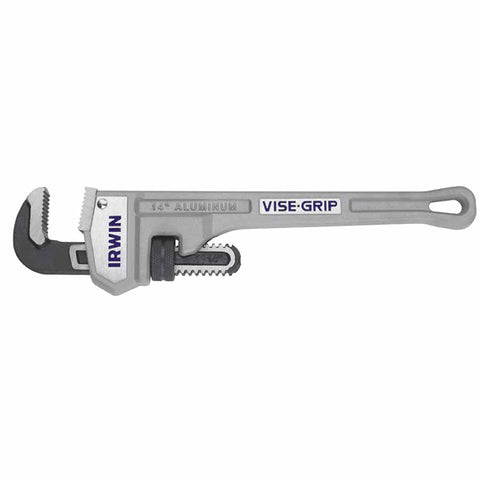 Vise-Grip Cast Aluminum Pipe Wrench, 14 in, Drop Forged Steel Jaw 586-2074114