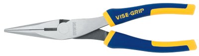 Long Nose Pliers, Chromium Steel, 8 in 586-2078218