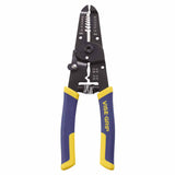 VISE-GRIP Wire Stripper/Crimper/Cutter, 7 in L, 10 AWG to 20 AWG, Blue/Yellow Handle 586-2078317