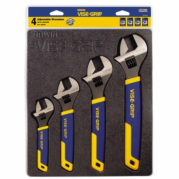4-pc Adjustable Wrench Tray Set, 6 in, 8 in, 10 in, 12 in 586-2078706