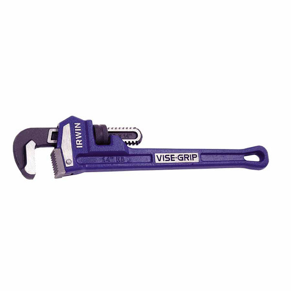 Cast Iron Pipe Wrench, 14 in L, Forged Steel Jaw, 2 in Pipe Capacity 586-274102
