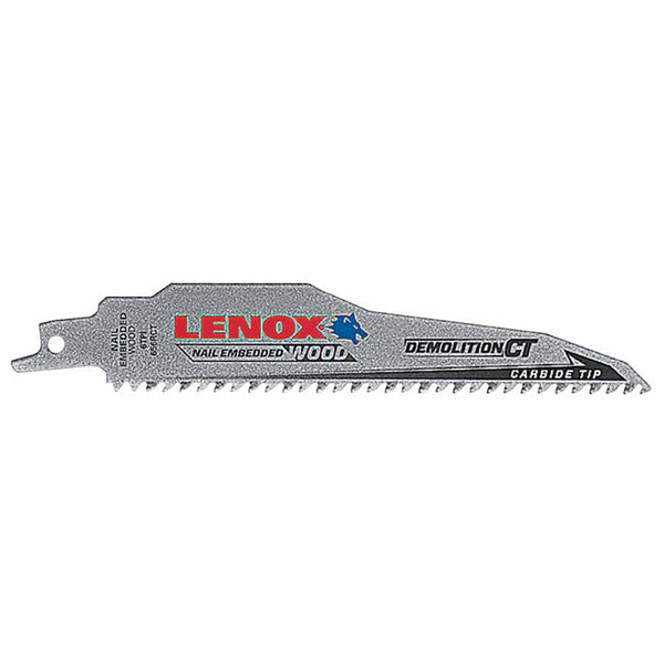DEMOLITION CT Reciprocating Saw Blade, 6 in L x 1 in W x 0.050 in Thick, 6 TPI, 1 EA/EA 433-1832118
