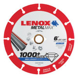 MetalMax Cut-Off Wheel, 6 in, 7/8 in Arbor, Steel/Diamond 433-1972923