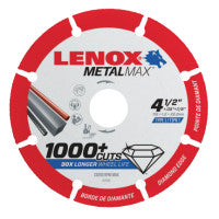 MetalMax Cut-Off Wheel, 4-1/2 in, 7/8 in Arbor, Steel/Diamond 433-1972921