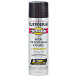 Professional Enamel Spray Paint, 15 oz, Black, Gloss Finish 647-7579838