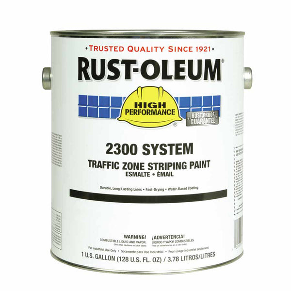 High Performance 2300 System Traffic Zone Striping Paint, 1 gal, Black, Flat 647-246774
