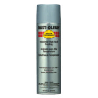 High Performance V2100 System High Heat Coating Aerosols, 15 oz, Aluminum 647-V2116838