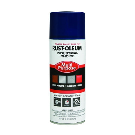 Industrial Choice 1600 System Enamel Aerosols, 12 oz, Regal Blue, High-Gloss 647-1622830V